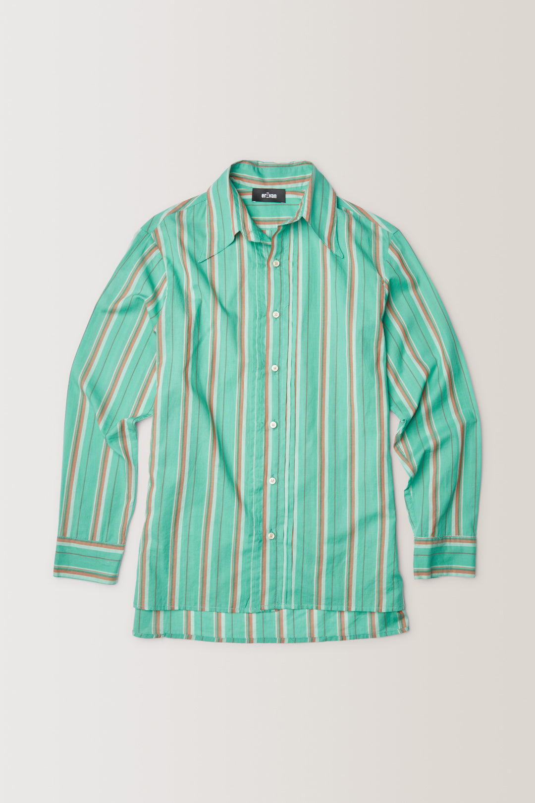 Chemise Camarat • Rayure turquoise | Chemise pour homme Erevan