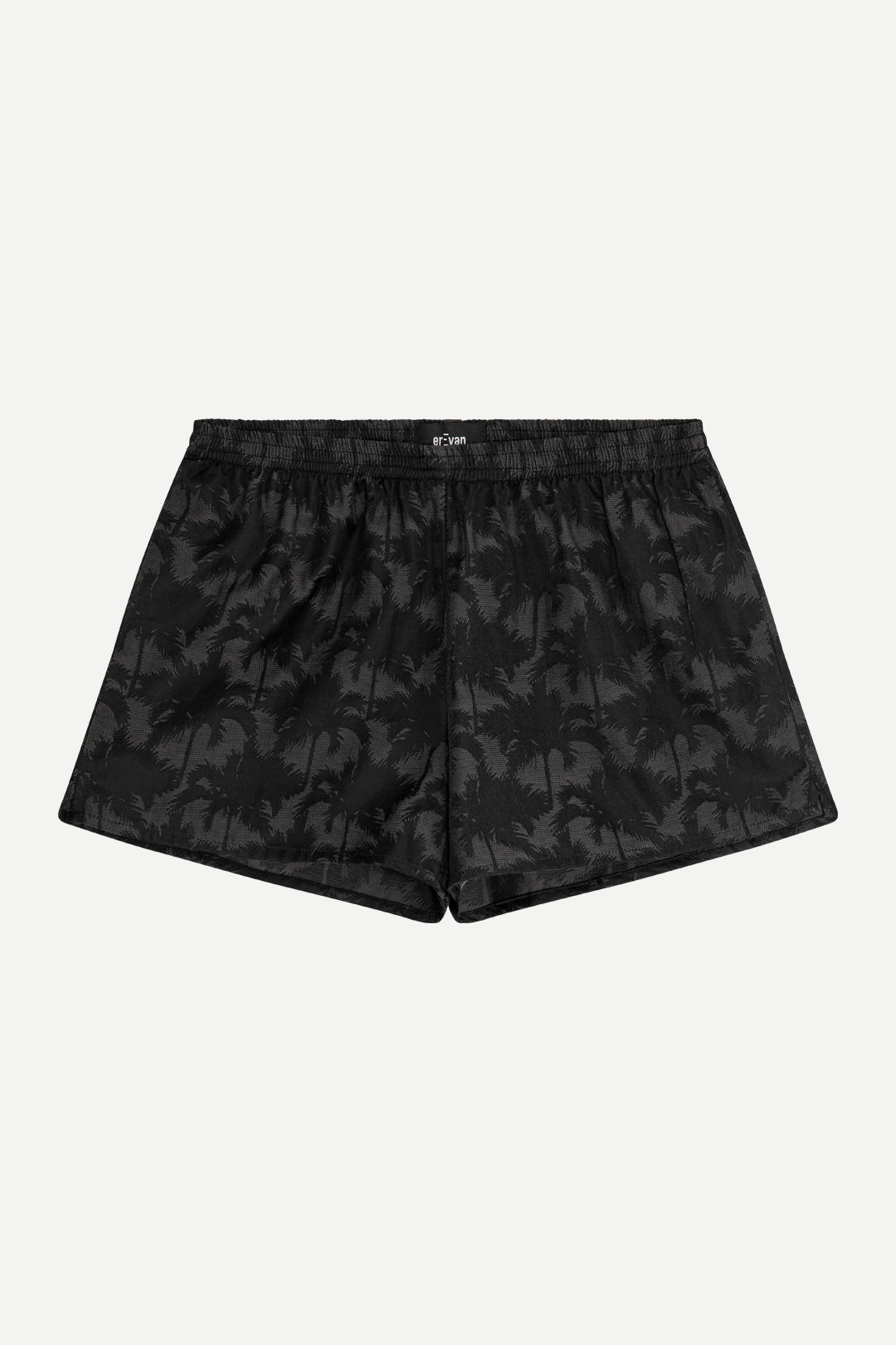 Short de luxe pour homme Erevan, coupe tennis, à ceinture élastique, jacquard nylon, fabriquée en france